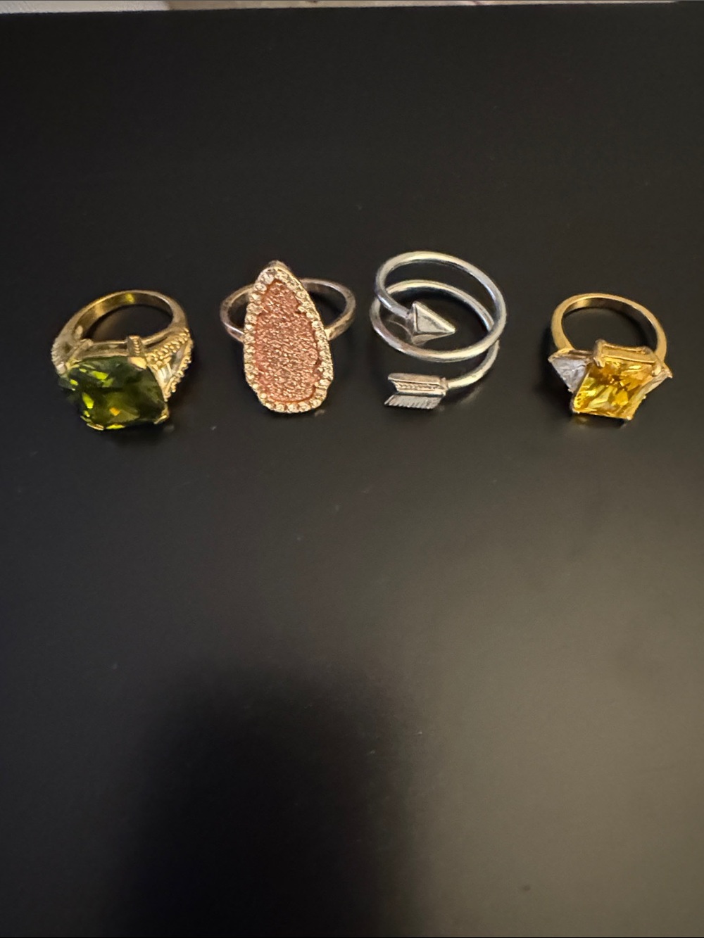 Vintage cocktail rings bundle